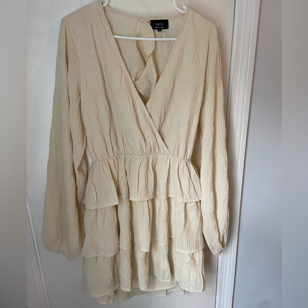 Vici cream dress